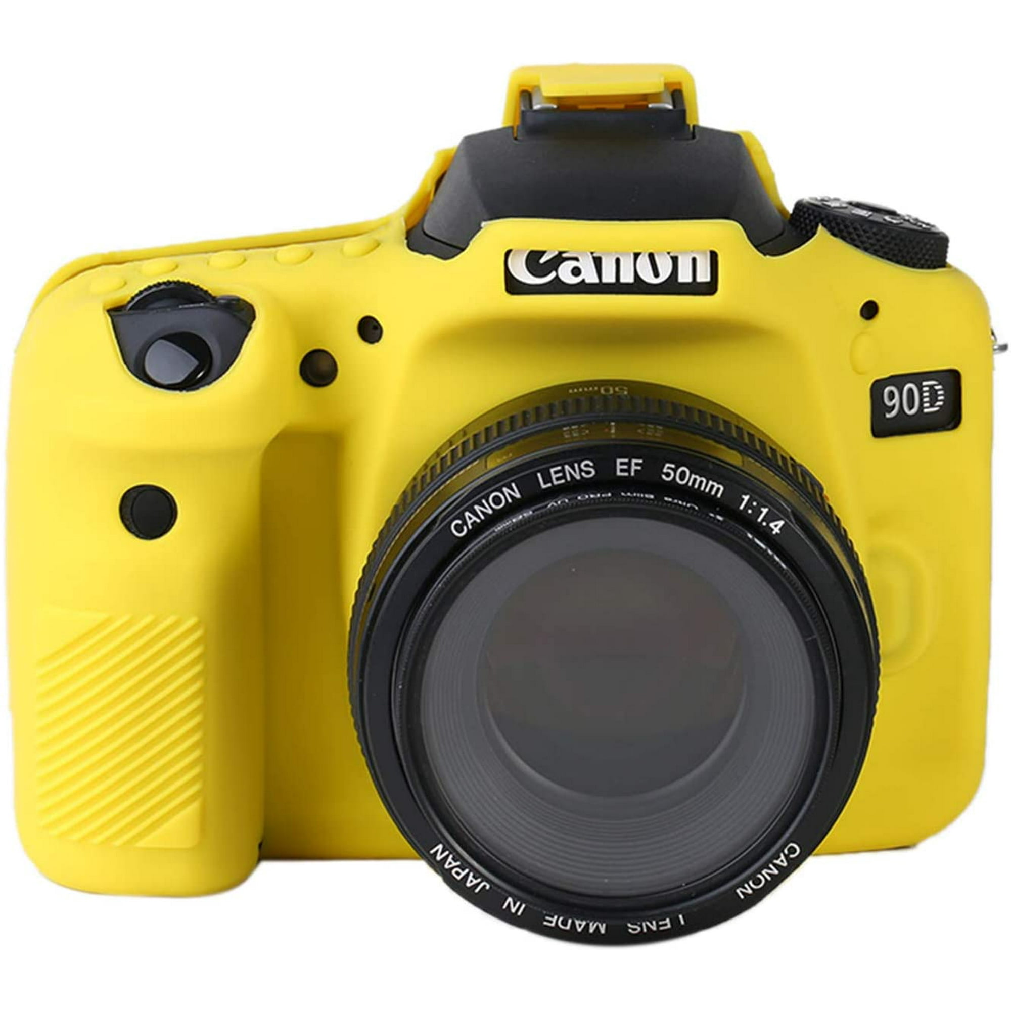 Black Professional EOS90D DSLR Camera Silicone Case Housing Case Skin Protective Cover Compatible with Canon EOS 90D Digital SLR Camera Black Professional EOS90D DSLR Camera Silicone Case Housing Case Skin Protective Cover Compatible with Canon EOS 90D Digital SLR Camera
